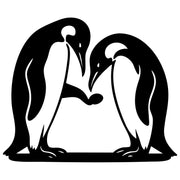 Emperor Penguin Family DXF File – CNC Cutting Design | ABPENGUIN155