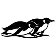 Emperor Penguin Family DXF File – CNC Cutting Design | ABPENGUIN157