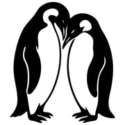 Emperor Penguin Family DXF File – CNC Cutting Design | ABPENGUIN159