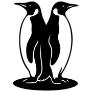 Emperor Penguin Family DXF File – CNC Cutting Design | ABPENGUIN161