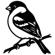 Eurasian Bullfinch DXF File – CNC Cutting Design | ABFINCH174
