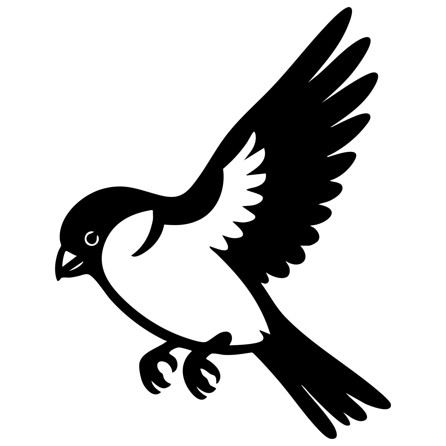 Eurasian Bullfinch DXF File – CNC Cutting Design | ABFINCH185