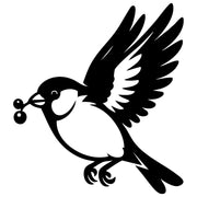 Eurasian Bullfinch DXF File – CNC Cutting Design | ABFINCH188