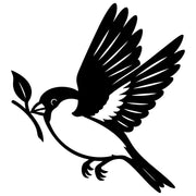 Eurasian Bullfinch DXF File – CNC Cutting Design | ABFINCH194