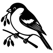 Eurasian Bullfinch DXF File – CNC Cutting Design | ABFINCH204