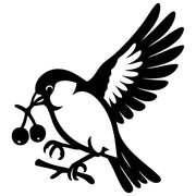 Eurasian Bullfinch DXF File – CNC Cutting Design | ABFINCH208