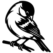 Eurasian Bullfinch DXF File – CNC Cutting Design | ABFINCH213