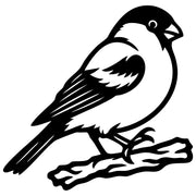 Eurasian Bullfinch DXF File – CNC Cutting Design | ABFINCH219