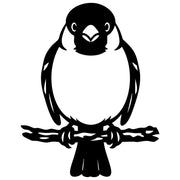 Eurasian Bullfinch DXF File – CNC Cutting Design | ABFINCH223