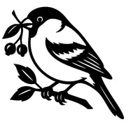 Eurasian Bullfinch DXF File – CNC Cutting Design | ABFINCH224