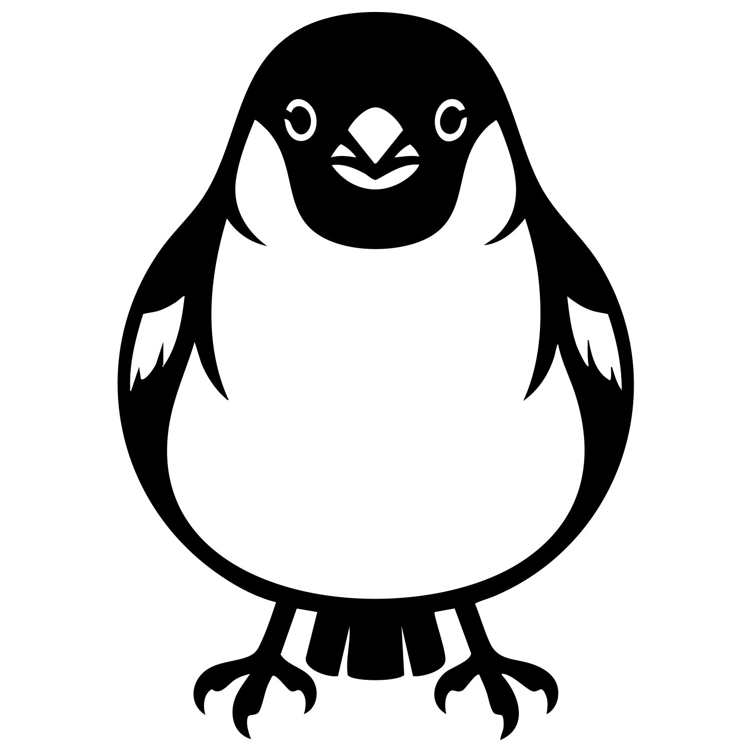 Eurasian Bullfinch DXF File – CNC Cutting Design | ABFINCH228