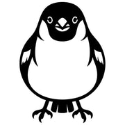 Eurasian Bullfinch DXF File – CNC Cutting Design | ABFINCH228