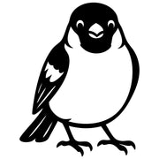 Eurasian Bullfinch DXF File – CNC Cutting Design | ABFINCH229