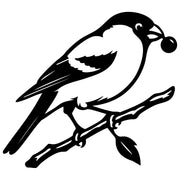 Eurasian Bullfinch DXF File – CNC Cutting Design | ABFINCH236