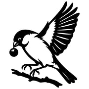 Eurasian Bullfinch DXF File – CNC Cutting Design | ABFINCH238