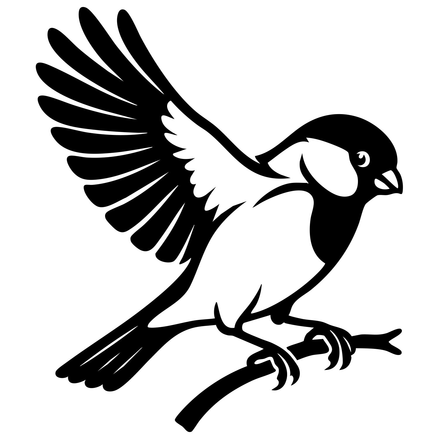 Eurasian Bullfinch DXF File – CNC Cutting Design | ABFINCH240