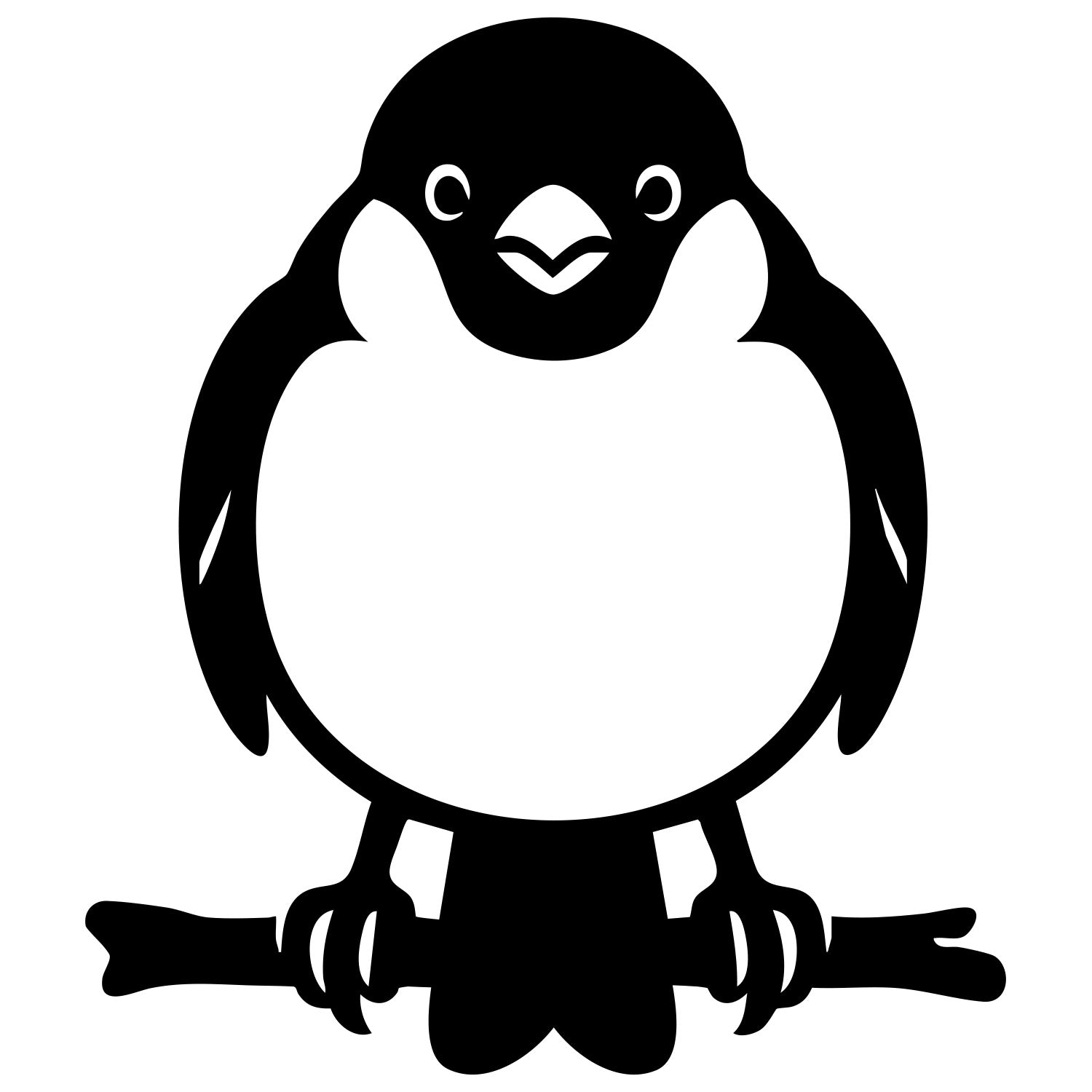 Eurasian Bullfinch DXF File – CNC Cutting Design | ABFINCH245