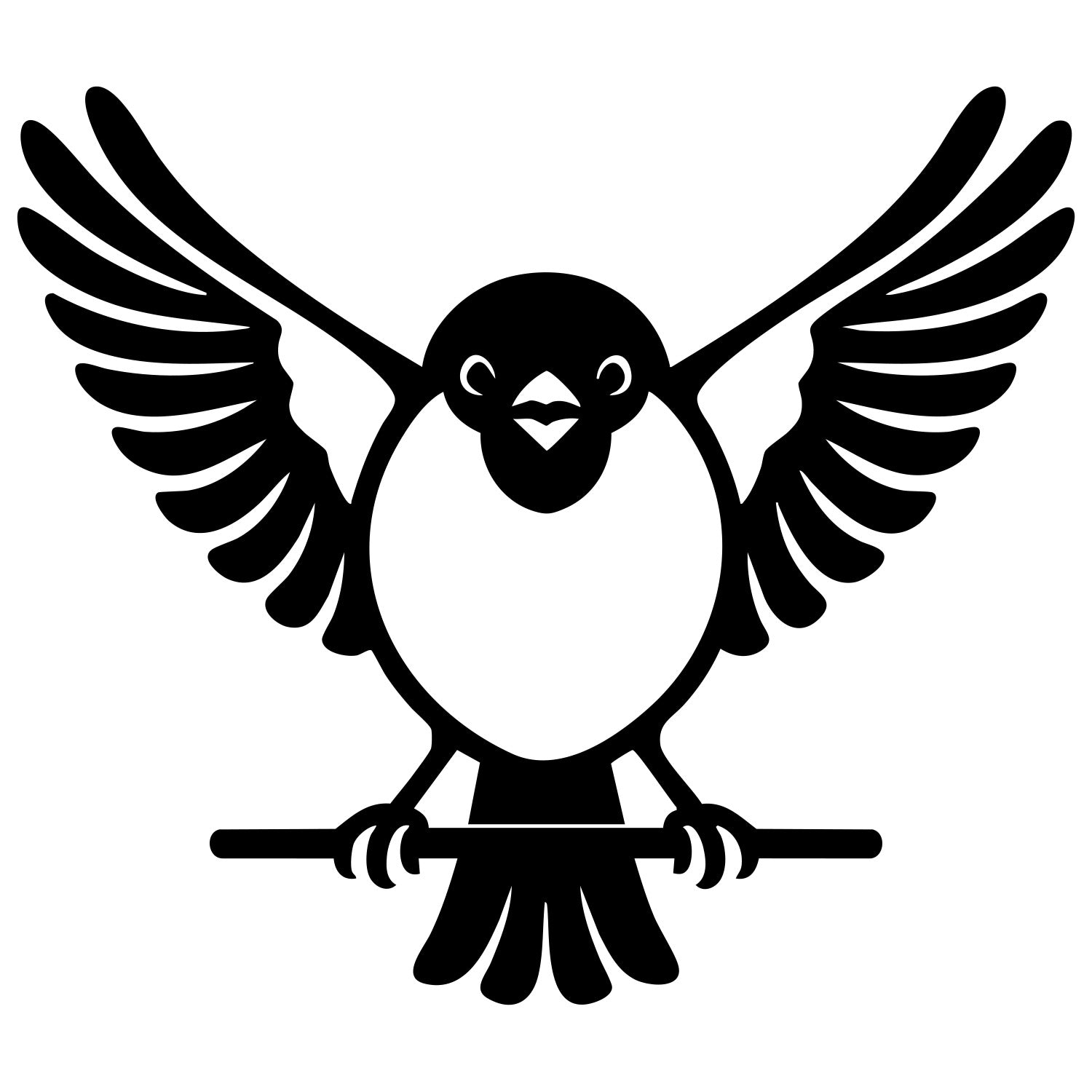 Eurasian Bullfinch DXF File – CNC Cutting Design | ABFINCH247