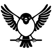 Eurasian Bullfinch DXF File – CNC Cutting Design | ABFINCH247