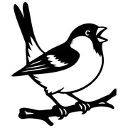 Eurasian Bullfinch DXF File – CNC Cutting Design | ABFINCH256