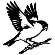 Eurasian Bullfinch DXF File – CNC Cutting Design | ABFINCH260