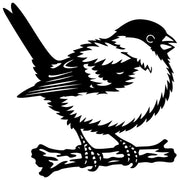 Eurasian Bullfinch DXF File – CNC Cutting Design | ABFINCH265