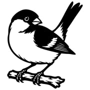 Eurasian Bullfinch DXF File – CNC Cutting Design | ABFINCH279