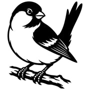 Eurasian Bullfinch DXF File – CNC Cutting Design | ABFINCH280