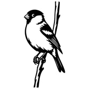 Eurasian Bullfinch DXF File – CNC Cutting Design | ABFINCH284