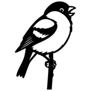 Eurasian Bullfinch DXF File – CNC Cutting Design | ABFINCH285