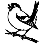 Eurasian Bullfinch DXF File – CNC Cutting Design | ABFINCH287