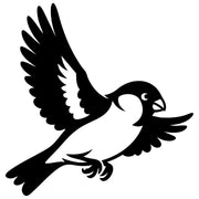 Eurasian Bullfinch DXF File – CNC Cutting Design | ABFINCH298