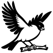Eurasian Bullfinch DXF File – CNC Cutting Design | ABFINCH305