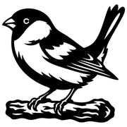 Eurasian Bullfinch DXF File – CNC Cutting Design | ABFINCH306