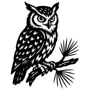 Eurasian Scops Owl DXF File – CNC Cutting Design | ABOWL19