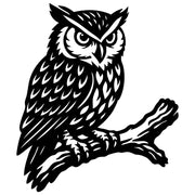 Eurasian Scops Owl DXF File – CNC Cutting Design | ABOWL25