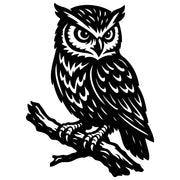 Eurasian Scops Owl DXF File – CNC Cutting Design | ABOWL27