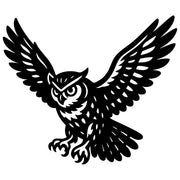 Eurasian Scops Owl DXF File – CNC Cutting Design | ABOWL33