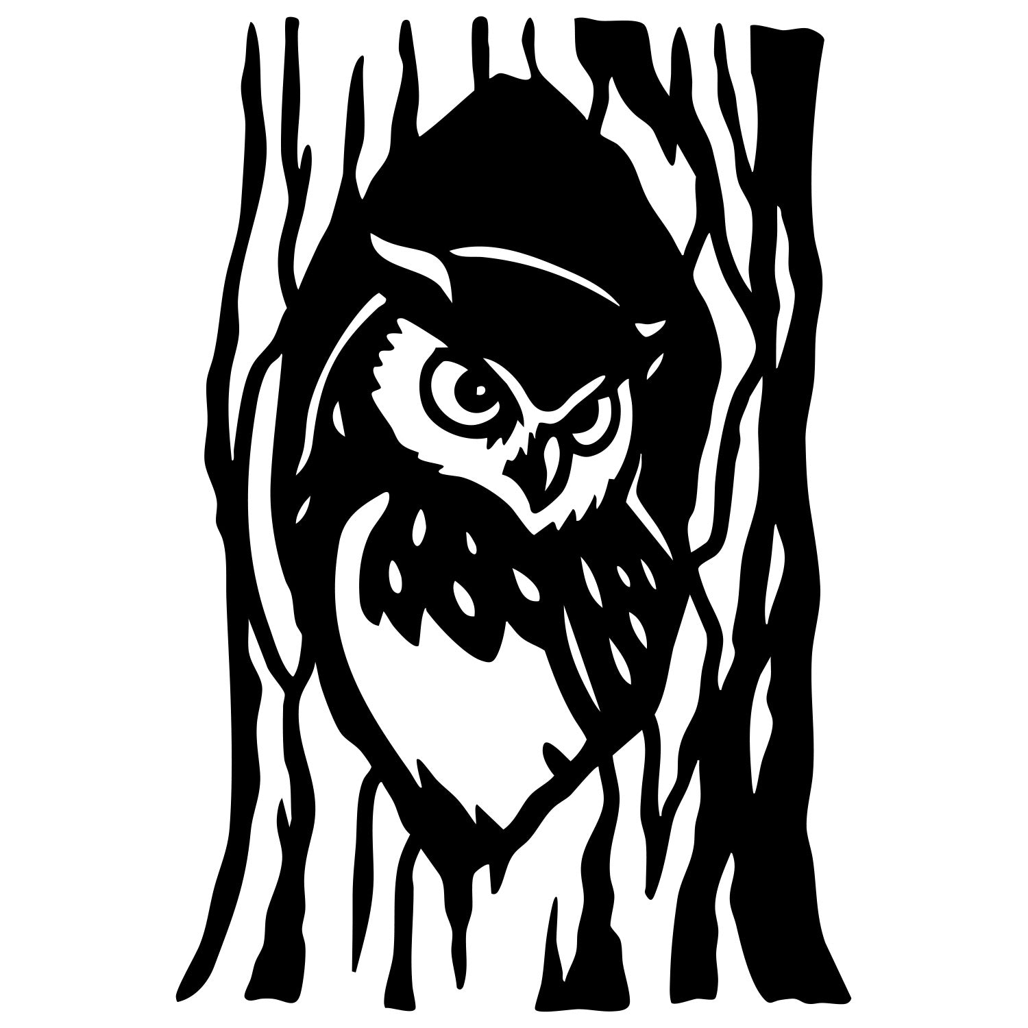 Eurasian Scops Owl DXF File – CNC Cutting Design | ABOWL61