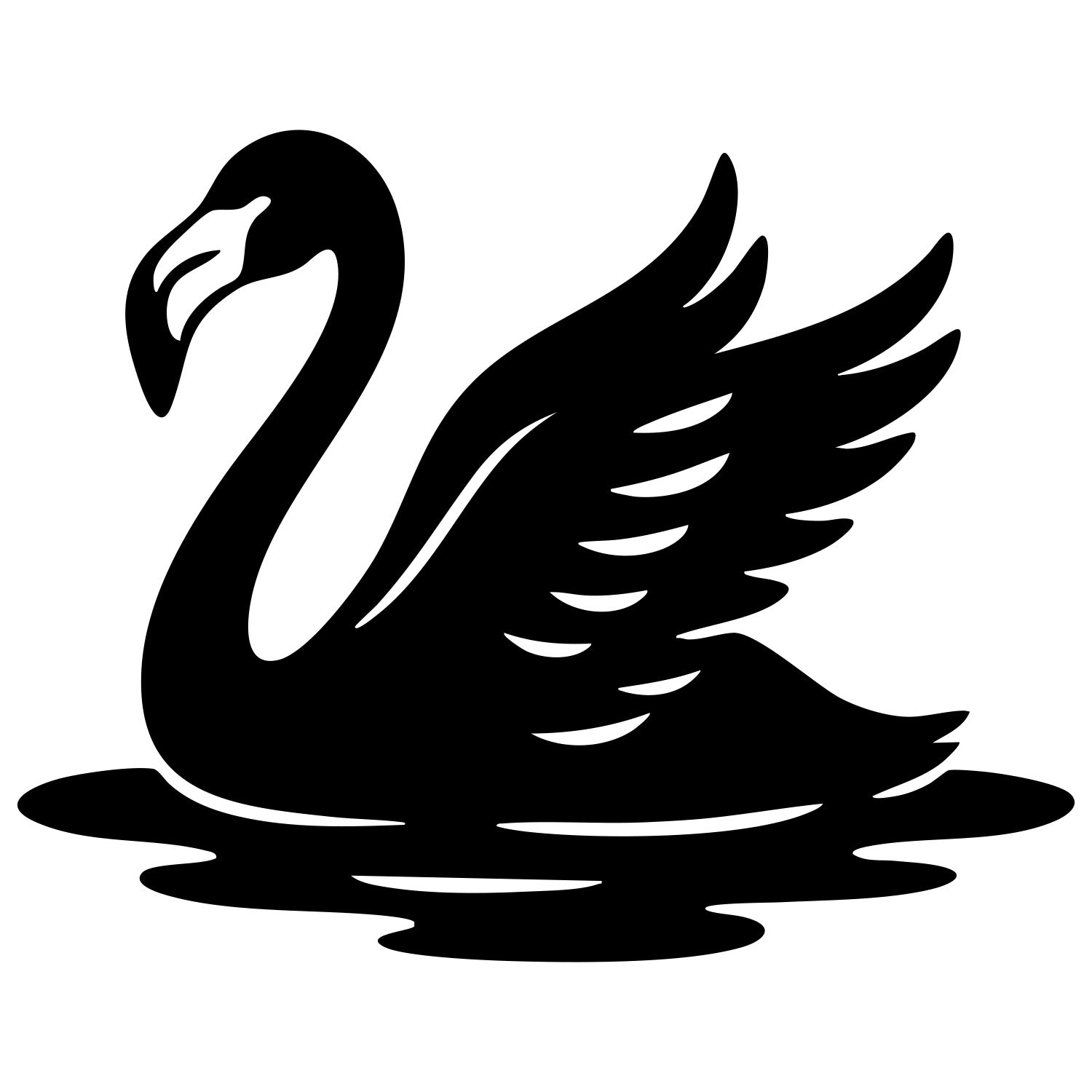 Flamingo DXF File – CNC Cutting Design | ABFLAMINGO13