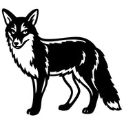 Fox Silhouette DXF File – CNC Cutting Design | AWFOX1