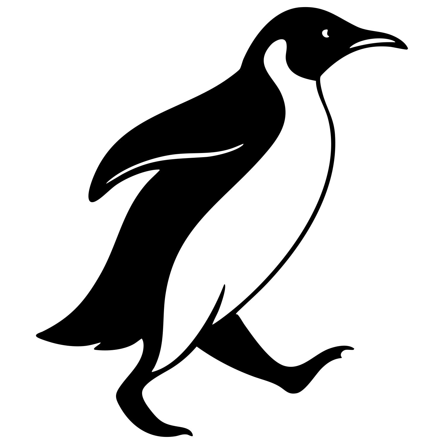 Gentoo Penguin DXF File – CNC Cutting Design | ABPENGUIN29