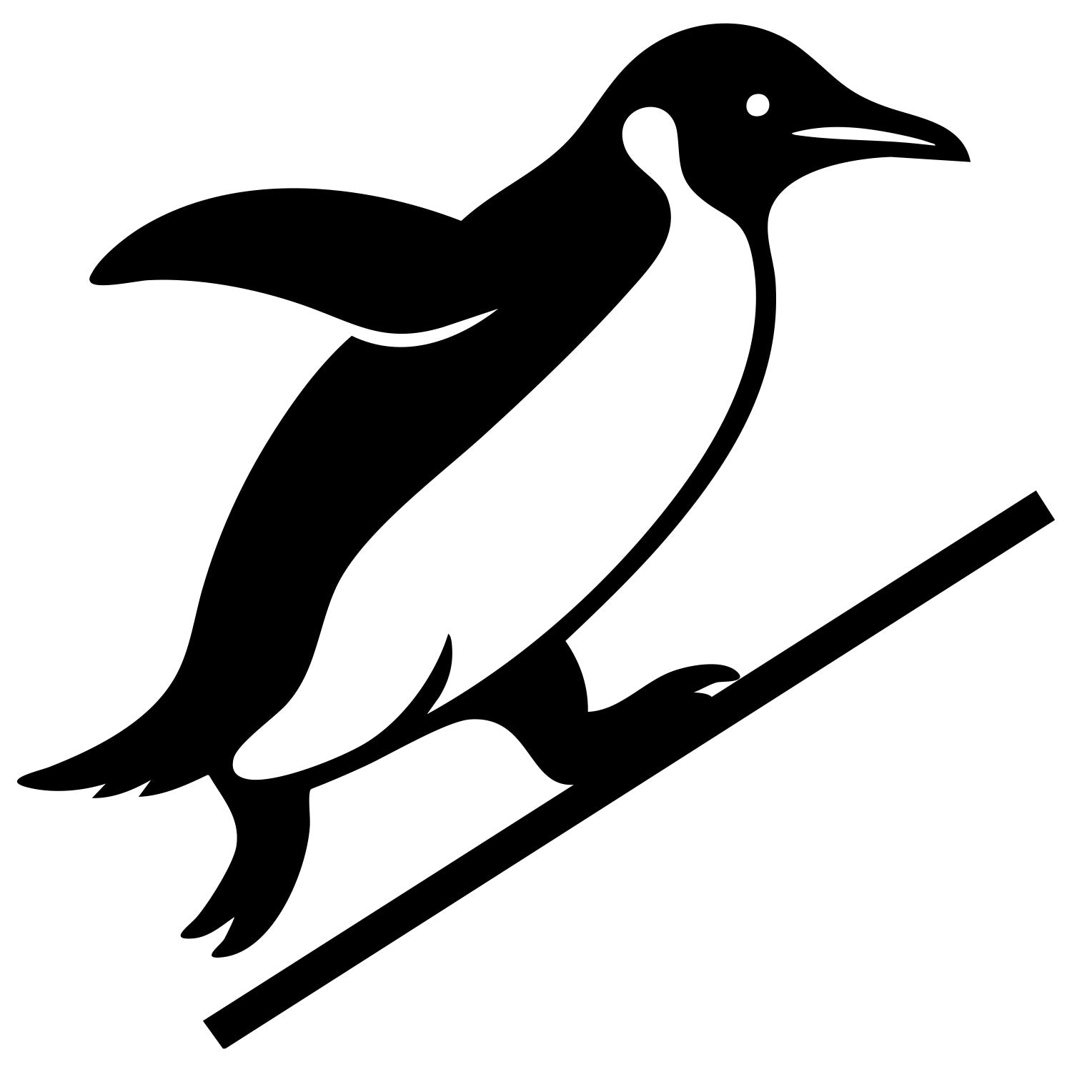 Gentoo Penguin DXF File – CNC Cutting Design | ABPENGUIN37