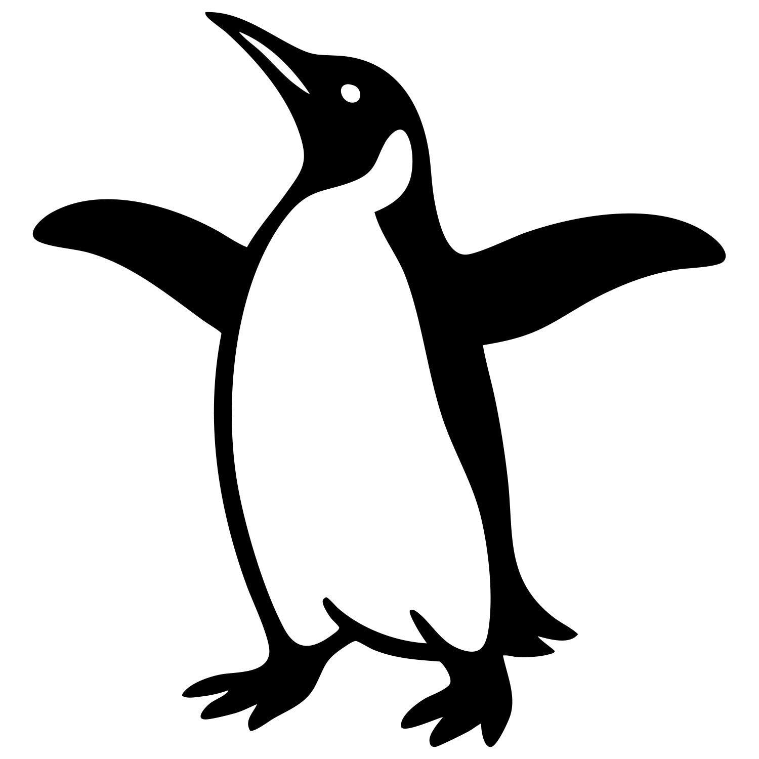 Gentoo Penguin DXF File – CNC Cutting Design | ABPENGUIN47