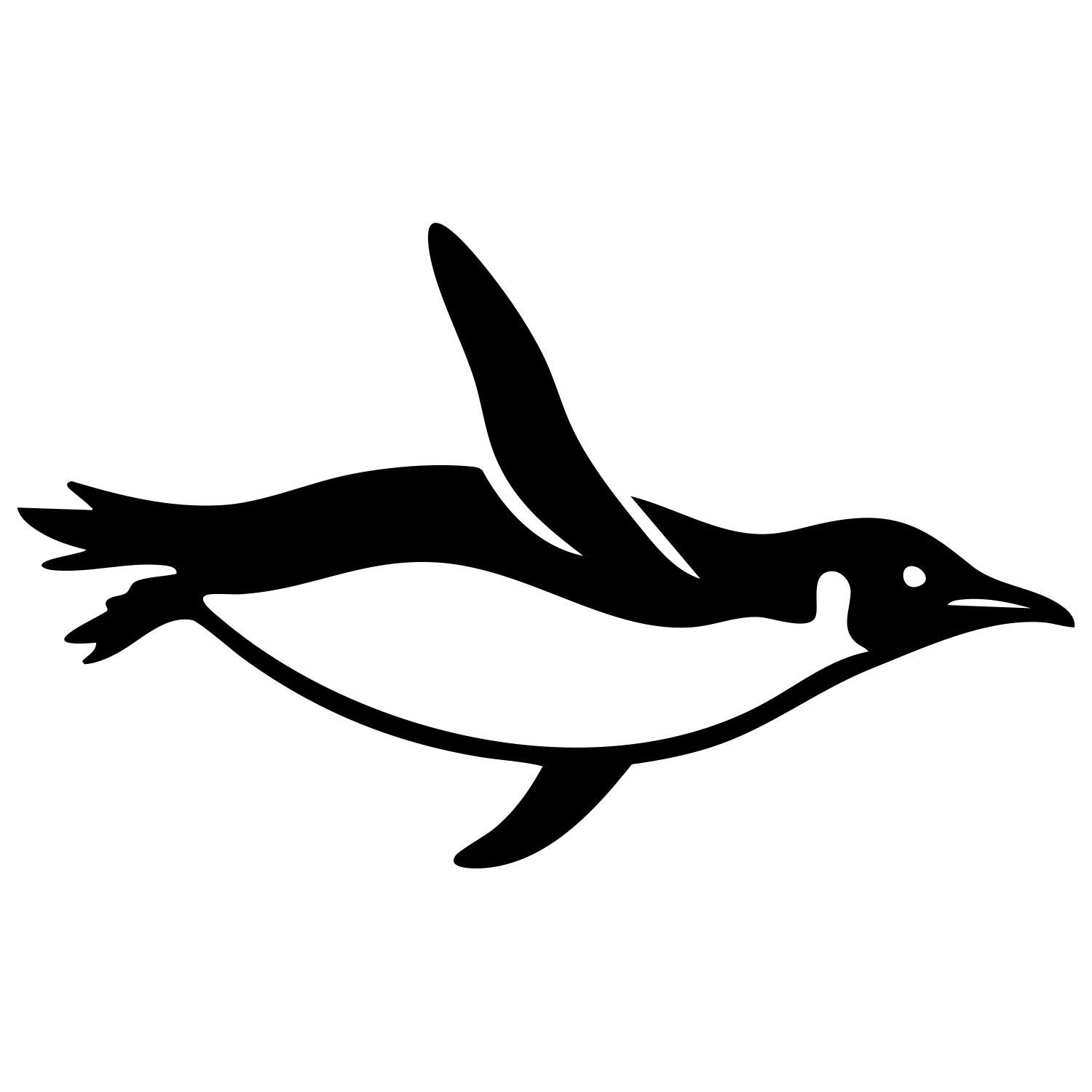 Gentoo Penguin DXF File – CNC Cutting Design | ABPENGUIN52