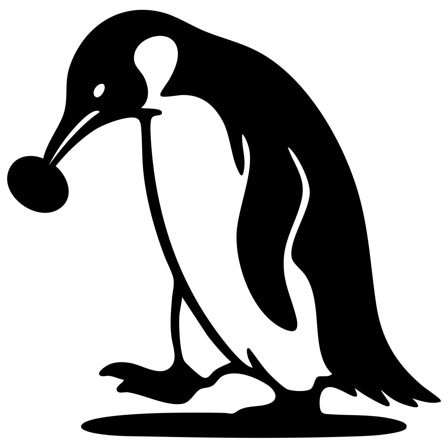 Gentoo Penguin DXF File – CNC Cutting Design | ABPENGUIN68