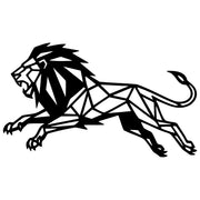 Geometric Lion DXF File – CNC Cutting Design | AWLION1043