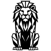 Geometric Lion DXF File – CNC Cutting Design | AWLION1210