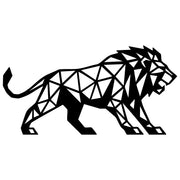 Geometric Lion DXF File – CNC Cutting Design | AWLION1213