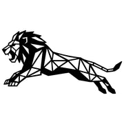 Geometric Lion DXF File – CNC Cutting Design | AWLION1221